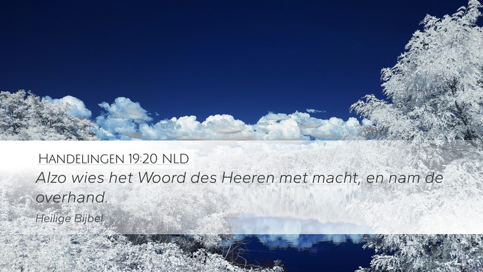 Handelingen 19:20 NLD Bible Verse Image