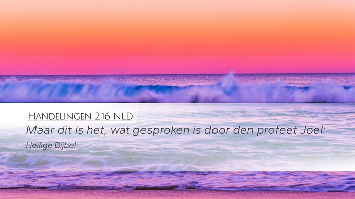 Handelingen 2:16 NLD Bible Verse Image