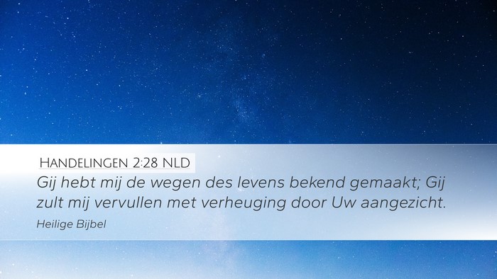 Handelingen 2:28 NLD Bible Verse Image