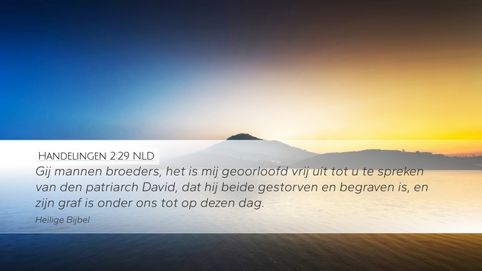 Handelingen 2:29 NLD Bible Verse Image