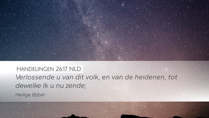 Handelingen 26:17 NLD Bible Verse Image