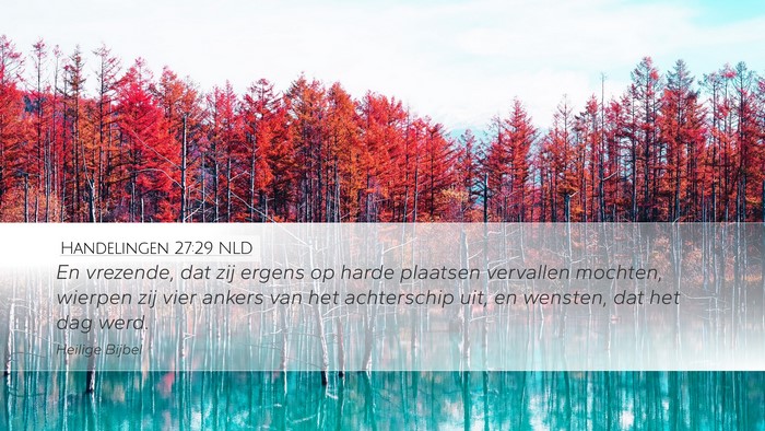 Handelingen 27:29 NLD Bible Verse Image