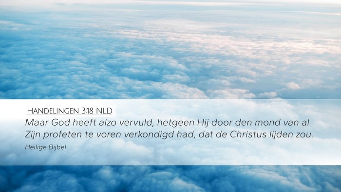 Handelingen 3:18 NLD Bible Verse Image