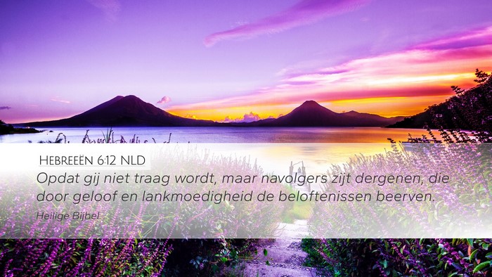 Hebreeën 6:12 NLD Bible Verse Image