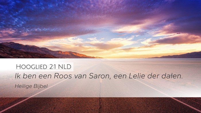 Hooglied 2:1 NLD Bible Verse Image