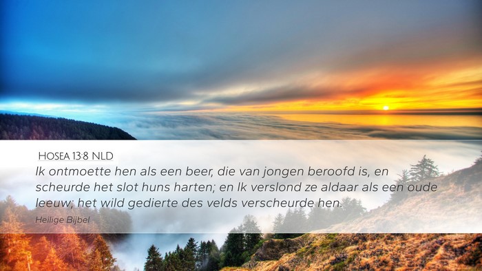 Hosea 13:8 NLD Bible Verse Image