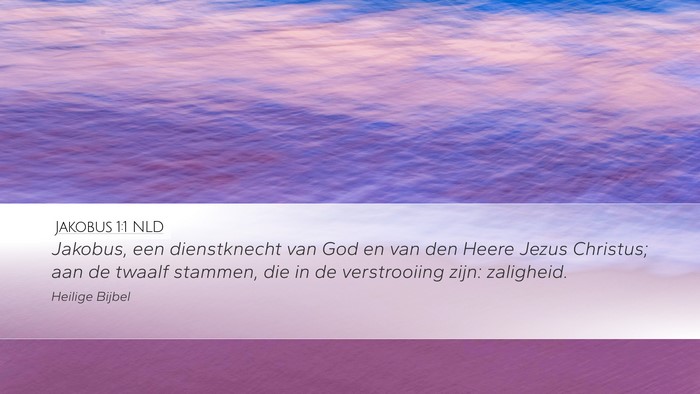 Jakobus 1:1 NLD Bible Verse Image