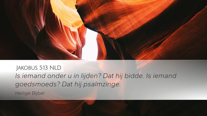 Jakobus 5:13 NLD Bible Verse Image