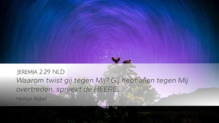 Jeremia 2:29 NLD Bible Verse Image