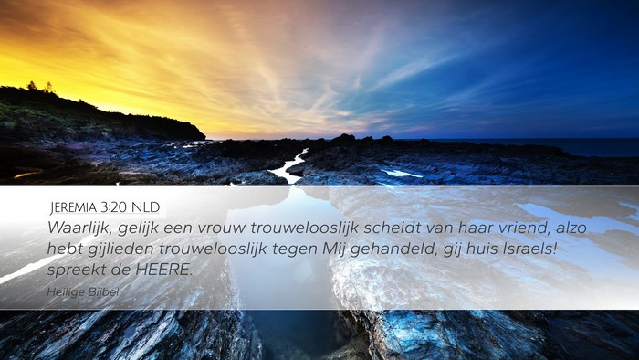 Jeremia 3:20 NLD Bible Verse Image