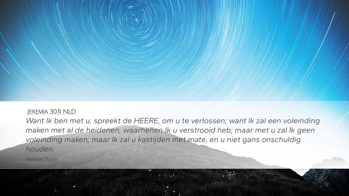 Jeremia 30:11 NLD Bible Verse Image
