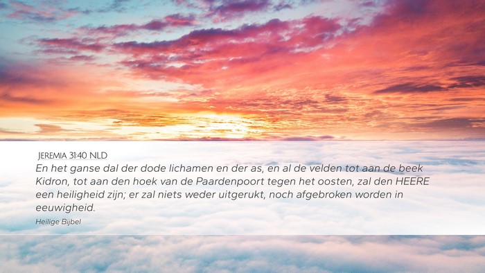 Jeremia 31:40 NLD Bible Verse Image