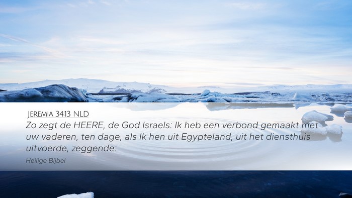 Jeremia 34:13 NLD Bible Verse Image