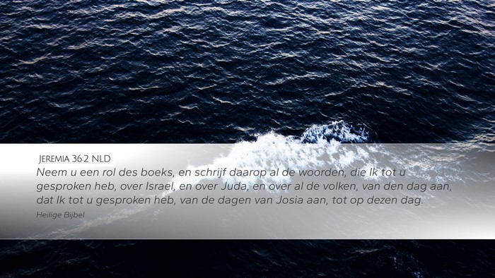 Jeremia 36:2 NLD Bible Verse Image