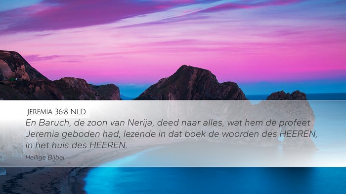 Jeremia 36:8 NLD Bible Verse Image