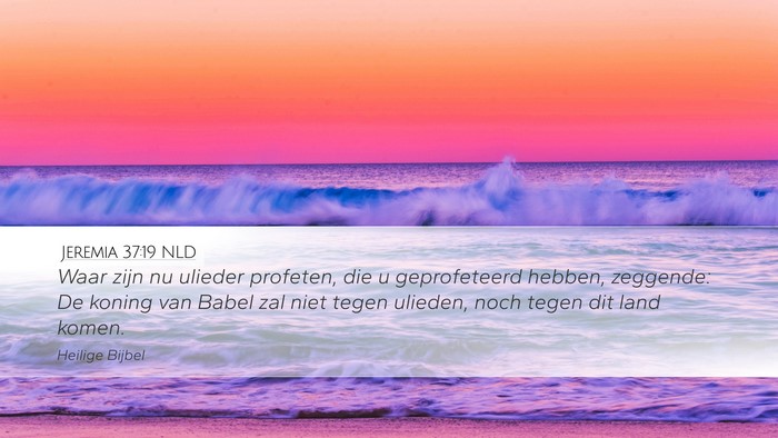 Jeremia 37:19 NLD Bible Verse Image