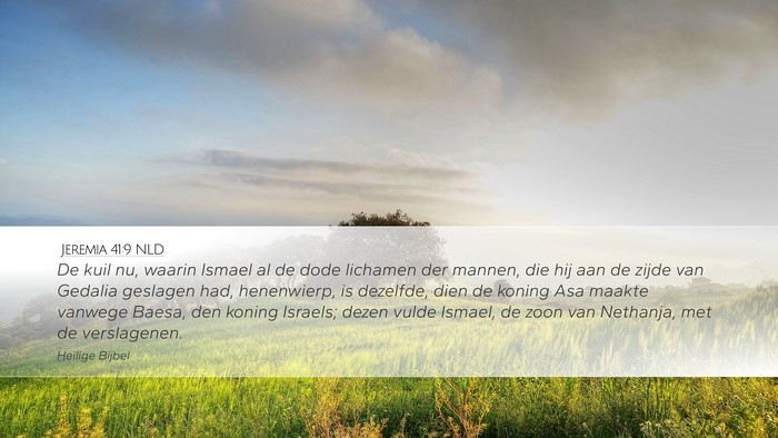 Jeremia 41:9 NLD Bible Verse Image
