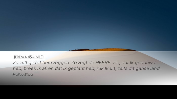 Jeremia 45:4 NLD Bible Verse Image