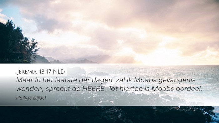 Jeremia 48:47 NLD Bible Verse Image