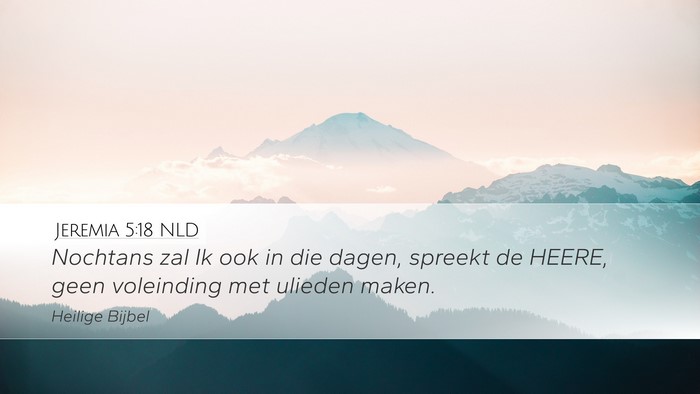 Jeremia 5:18 NLD Bible Verse Image