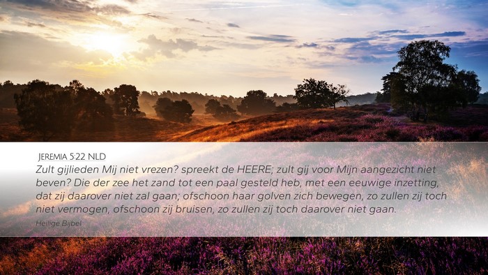 Jeremia 5:22 NLD Bible Verse Image