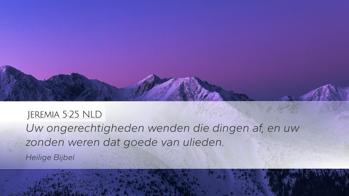 Jeremia 5:25 NLD Bible Verse Image