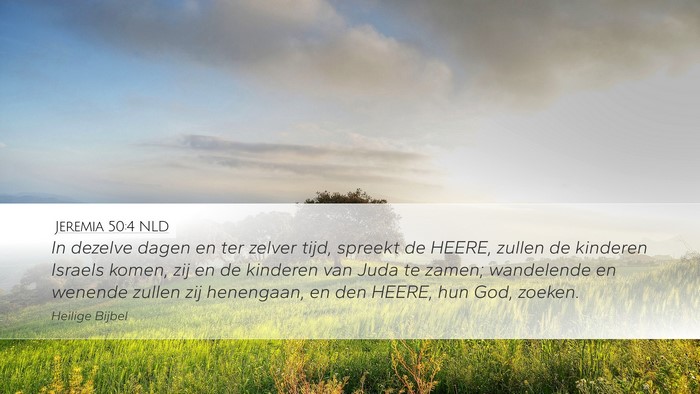 Jeremia 50:4 NLD Bible Verse Image