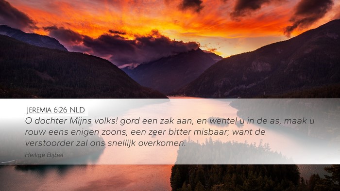 Jeremia 6:26 NLD Bible Verse Image