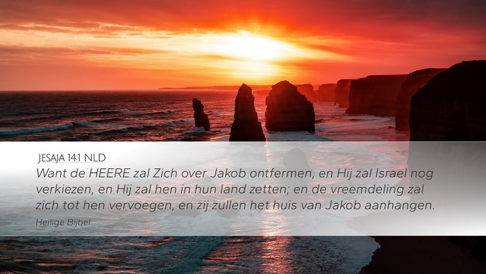 Jesaja 14:1 NLD Bible Verse Image