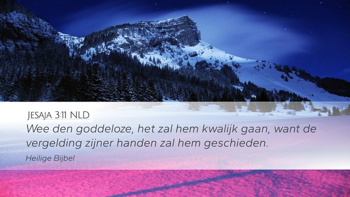 Jesaja 3:11 NLD Bible Verse Image