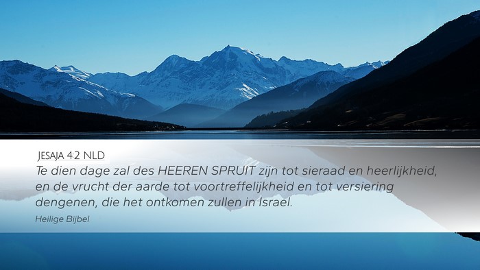 Jesaja 4:2 NLD Bible Verse Image
