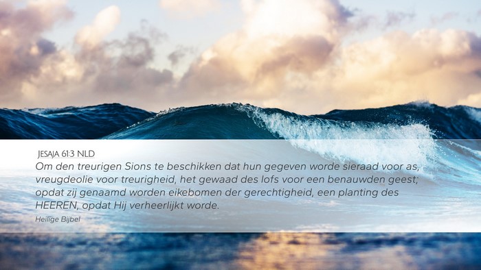 Jesaja 61:3 NLD Bible Verse Image