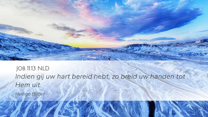 Job 11:13 NLD Bible Verse Image