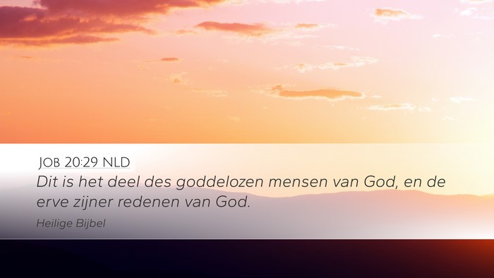 Job 20:29 NLD Bible Verse Image
