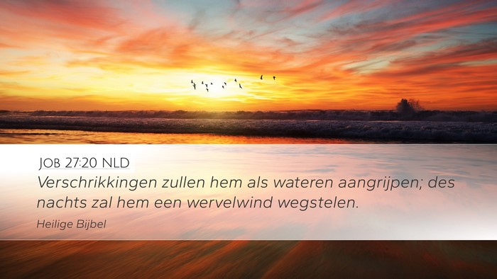 Job 27:20 NLD Bible Verse Image