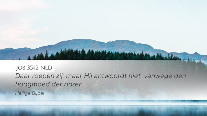 Job 35:12 NLD Bible Verse Image