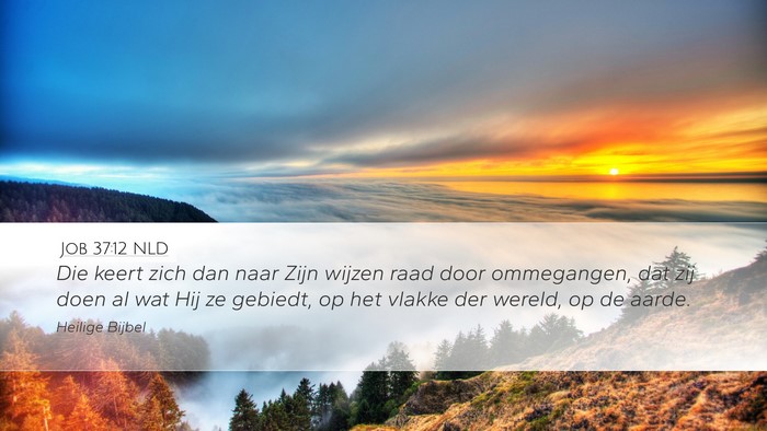 Job 37:12 NLD Bible Verse Image