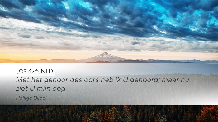 Job 42:5 NLD Bible Verse Image