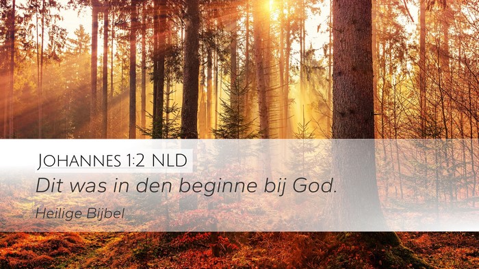 Johannes 1:2 NLD Bible Verse Image