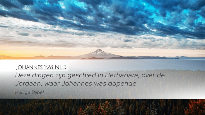 Johannes 1:28 NLD Bible Verse Image