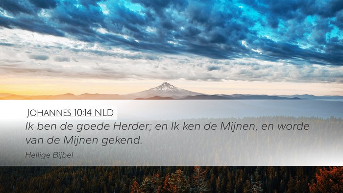 Johannes 10:14 NLD Bible Verse Image
