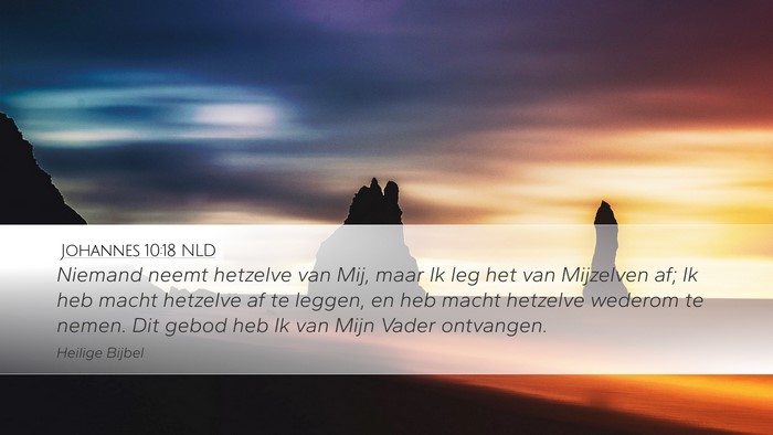 Johannes 10:18 NLD Bible Verse Image