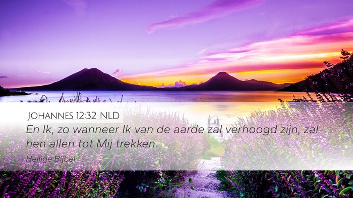 Johannes 12:32 NLD Bible Verse Image