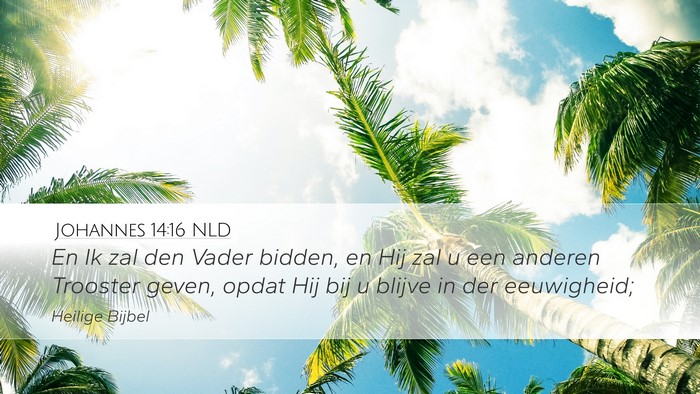 Johannes 14:16 NLD Bible Verse Image