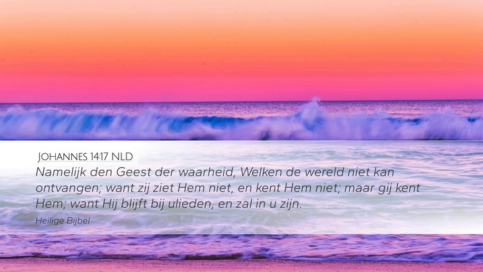 Johannes 14:17 NLD Bible Verse Image