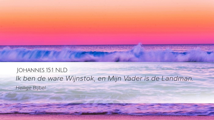 Johannes 15:1 NLD Bible Verse Image