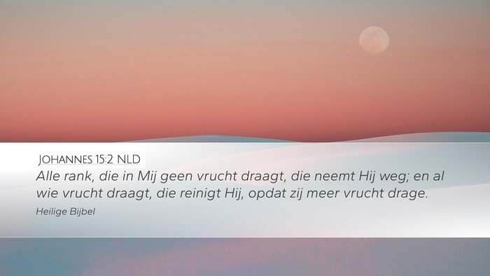 Johannes 15:2 NLD Bible Verse Image