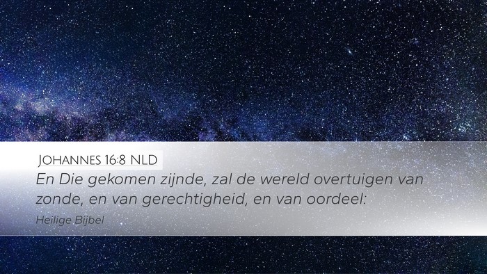 Johannes 16:8 NLD Bible Verse Image