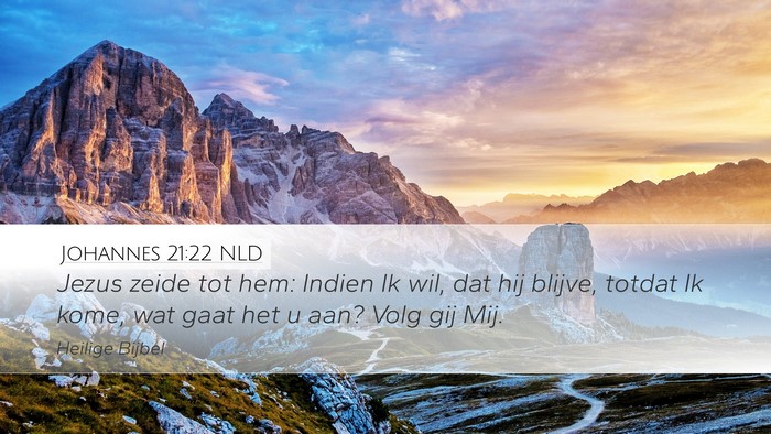 Johannes 21:22 NLD Bible Verse Image