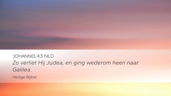Johannes 4:3 NLD Bible Verse Image